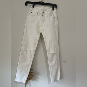 Ralph Lauren Black Label White Skinny Jeans